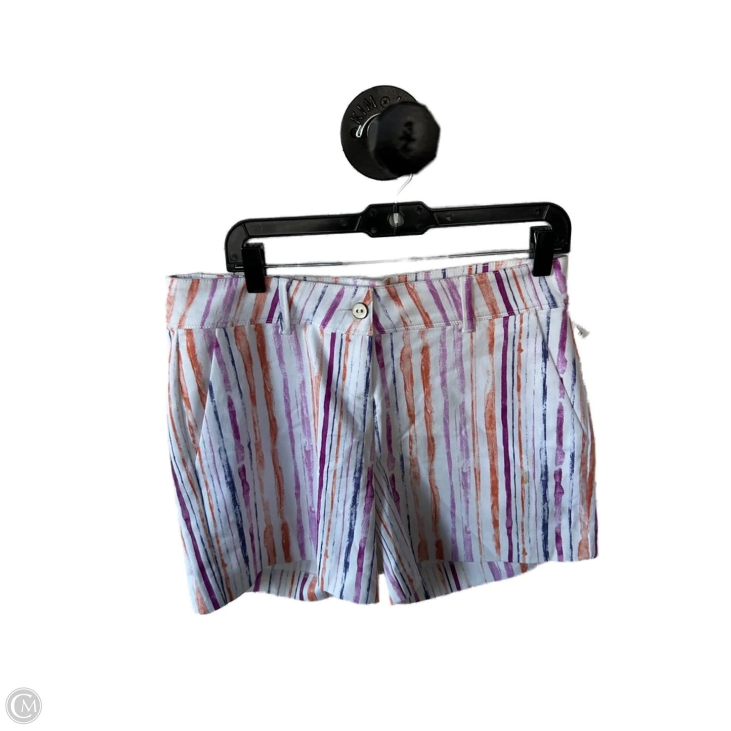 Shorts By Isaac Mizrahi In Purple & White, Size: 8
