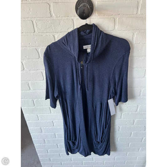 Tunic Short Sleeve By Christopher And Banks In Blue, Size: Xl
