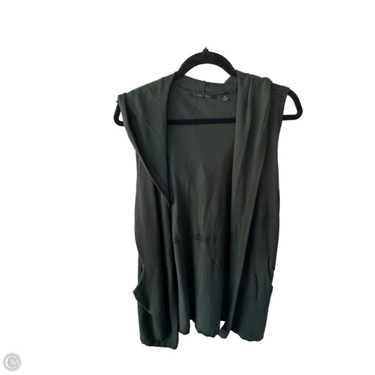 Vest Sweater By Cyrus Knits In Green, Size: 1x
