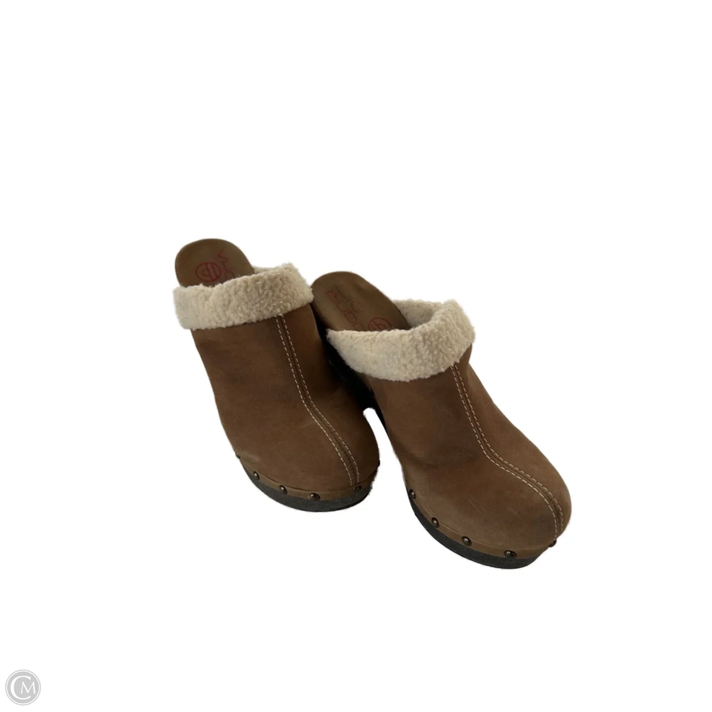 Shoes Heels Wedge By Big Buddha In Brown, Size: 8.5