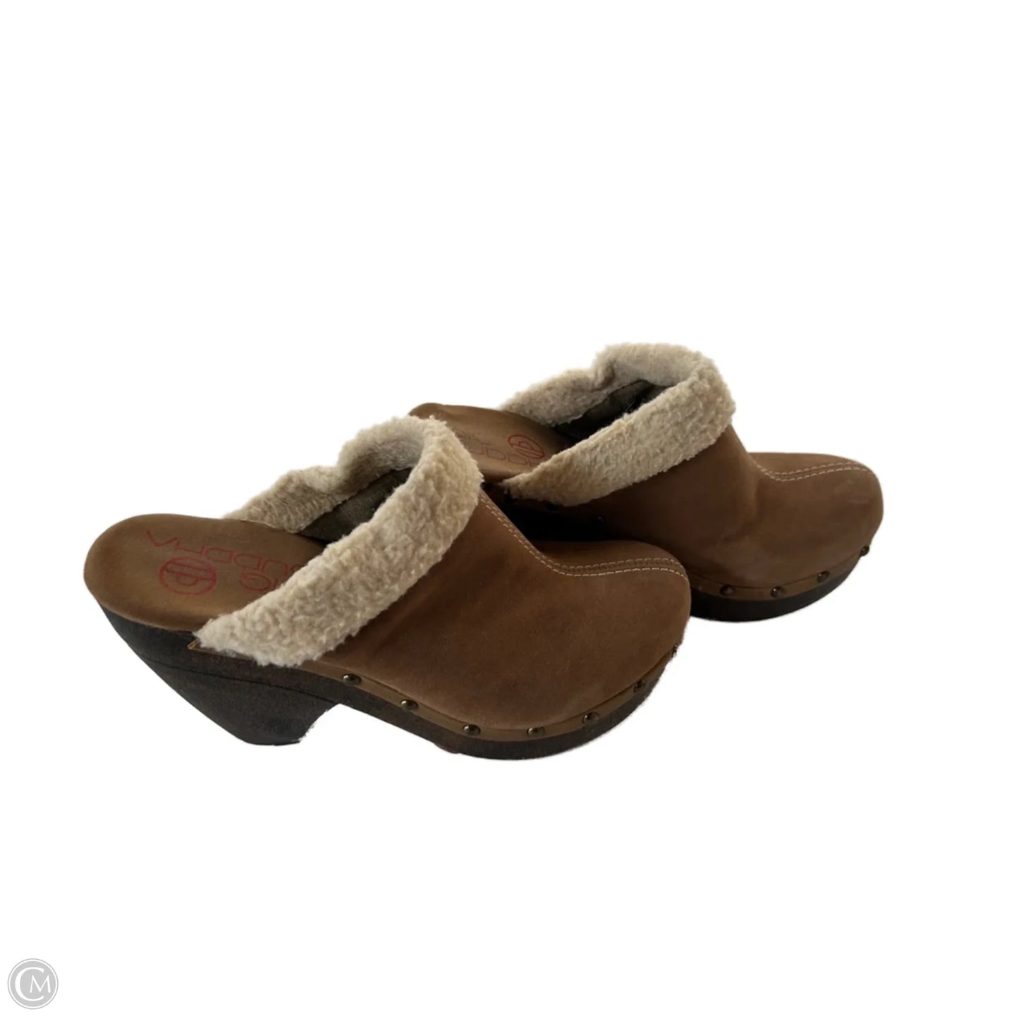 Shoes Heels Wedge By Big Buddha In Brown, Size: 8.5