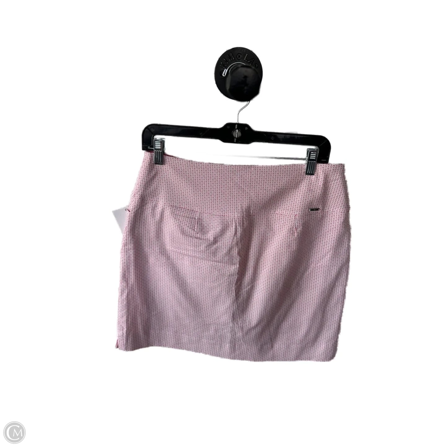 Skort By Sc & Co In Orange & White, Size: 8