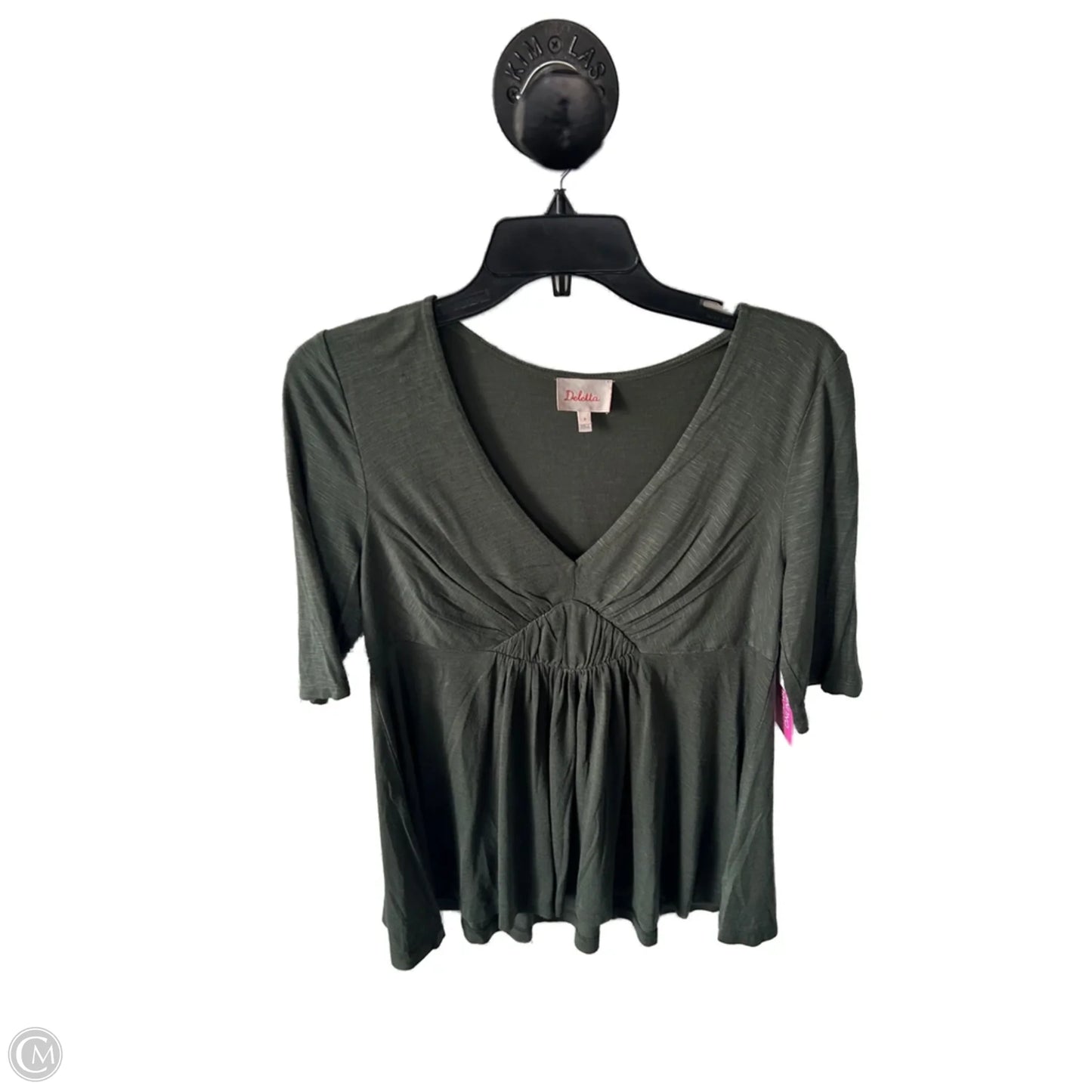 Top Short Sleeve By Deletta In Green, Size: M