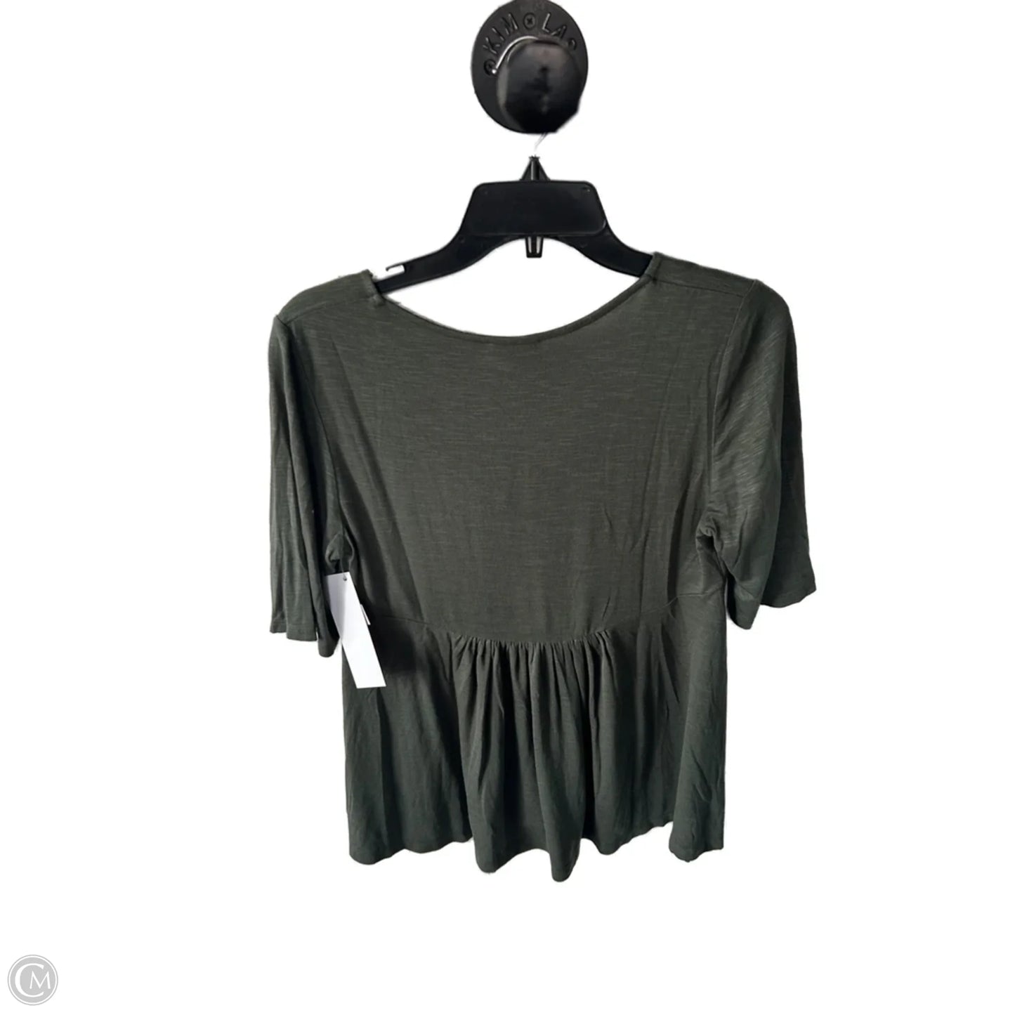 Top Short Sleeve By Deletta In Green, Size: M