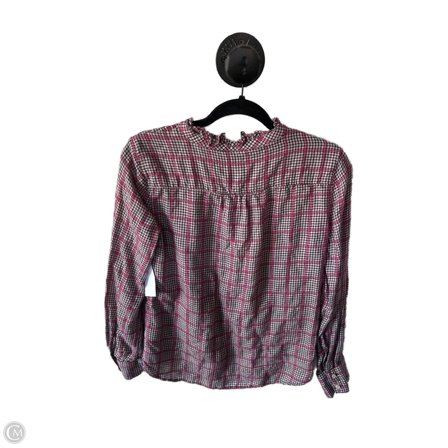 Top Long Sleeve By Talbots In Brown & Pink, Size: Xs