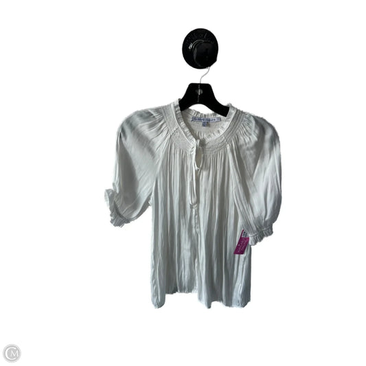 Top Short Sleeve By Collective Concepts In White, Size: Xs