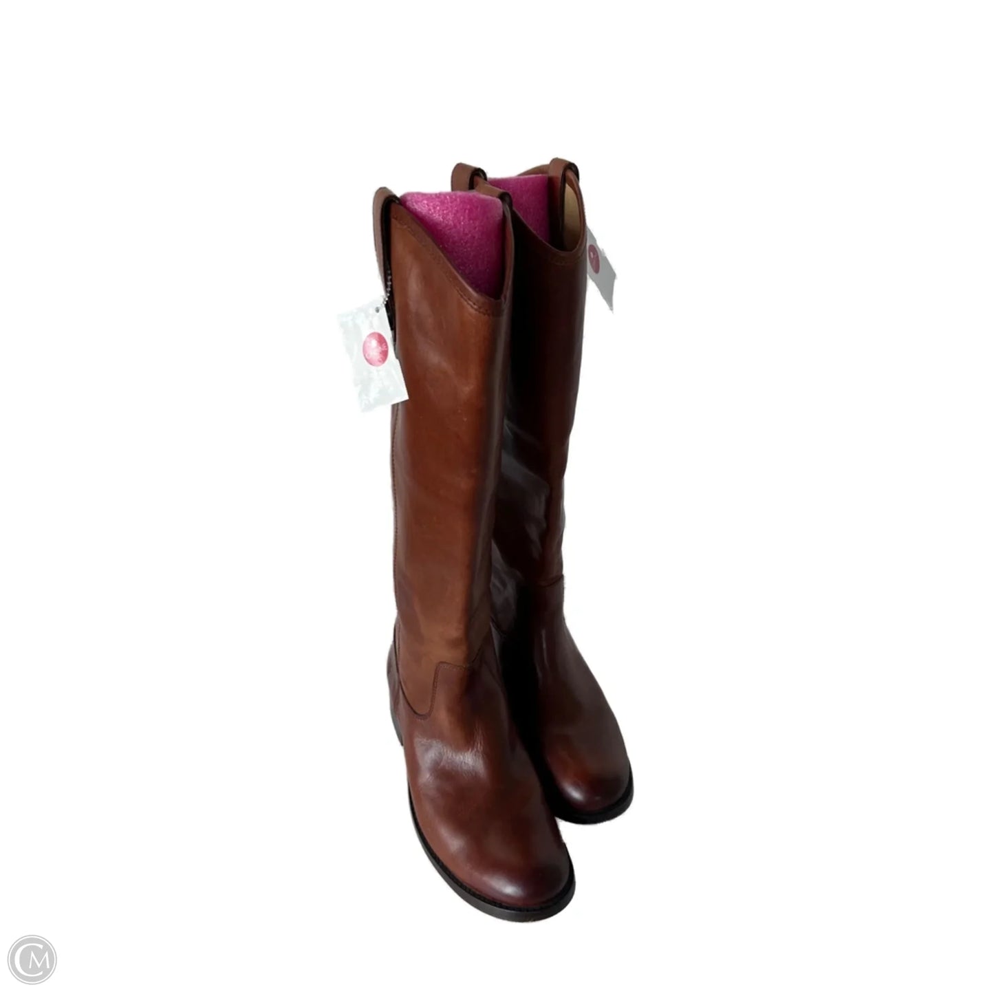Boots Designer By Frye In Brown, Size: 6.5