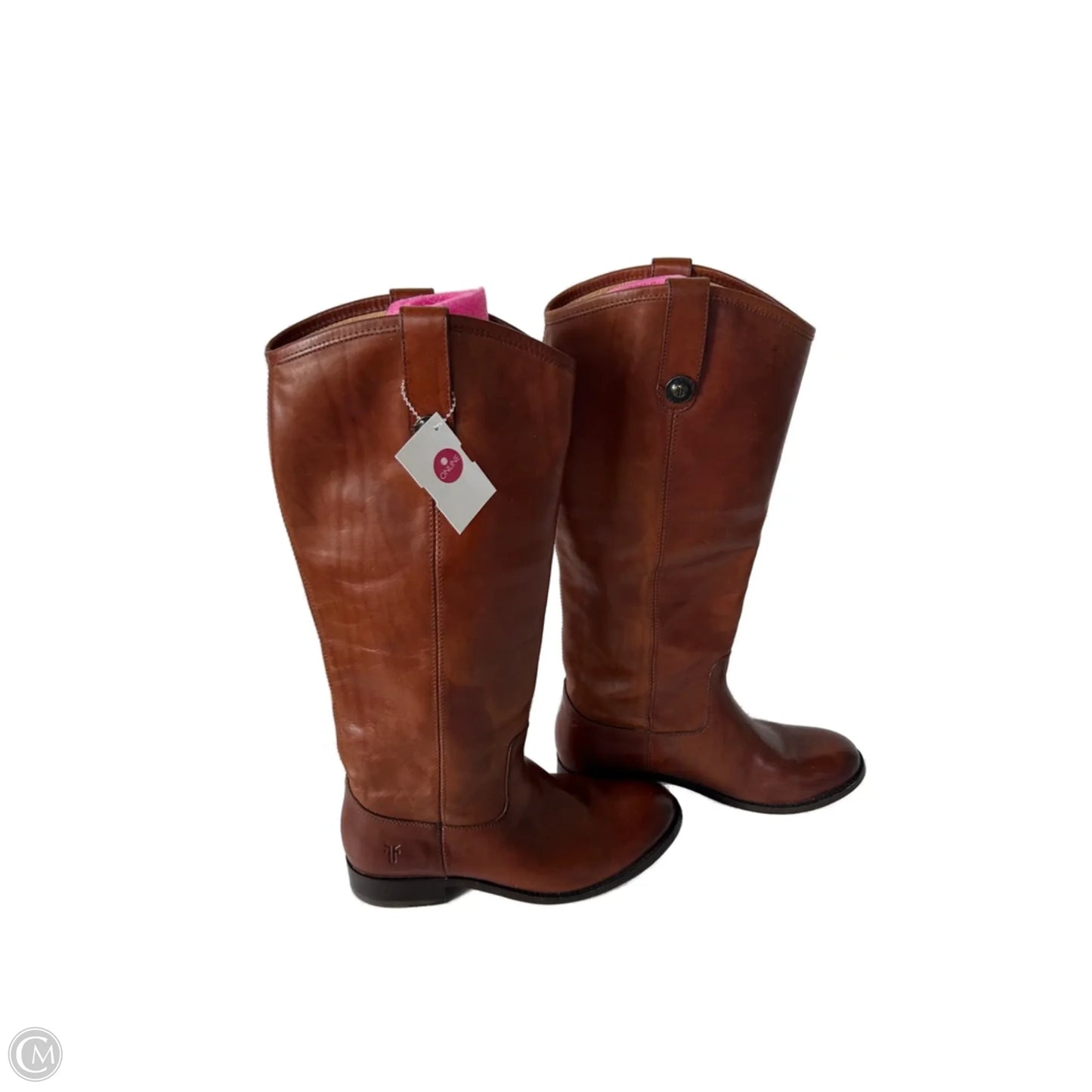 Boots Designer By Frye In Brown, Size: 6.5