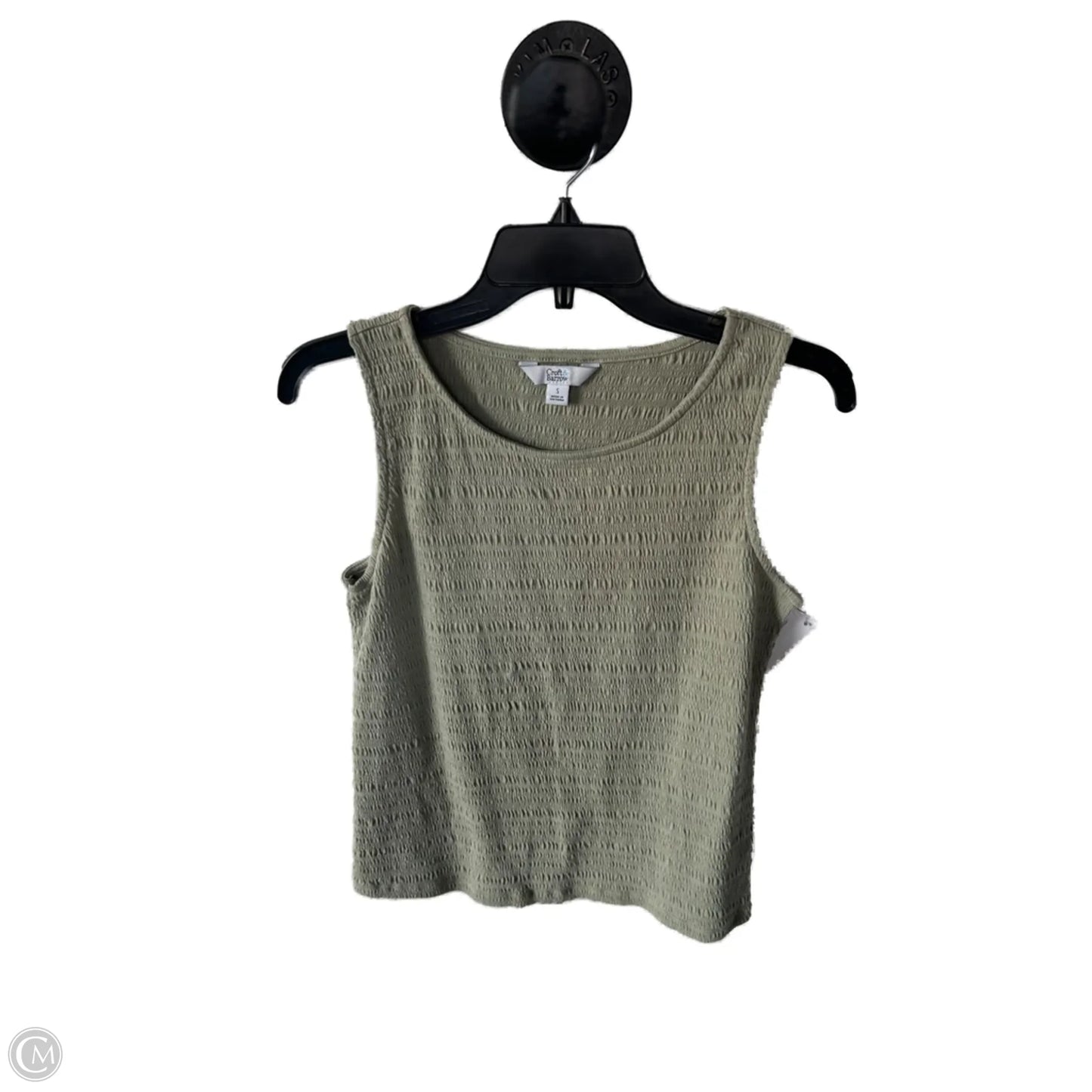 Top Sleeveless By Croft And Barrow In Green, Size: S