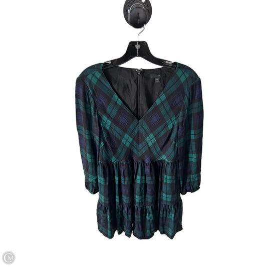Dress Casual Short By J. Crew In Black & Green, Size: Lp