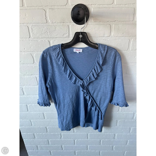 Top Short Sleeve By Clothes Mentor In Blue, Size: S