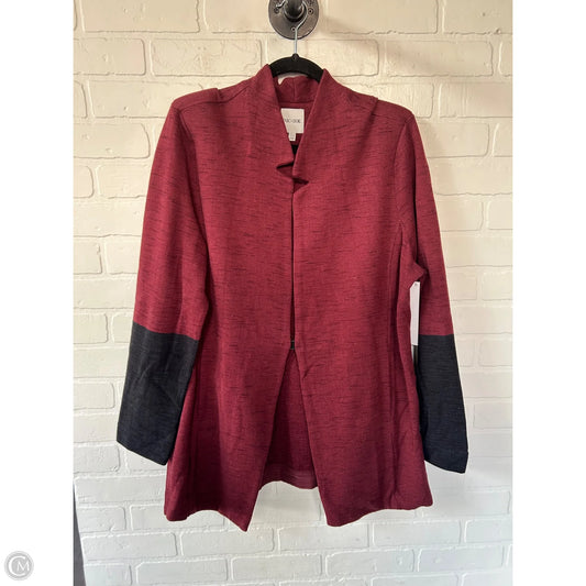 Cardigan By Nic + Zoe In Red, Size: Xxl