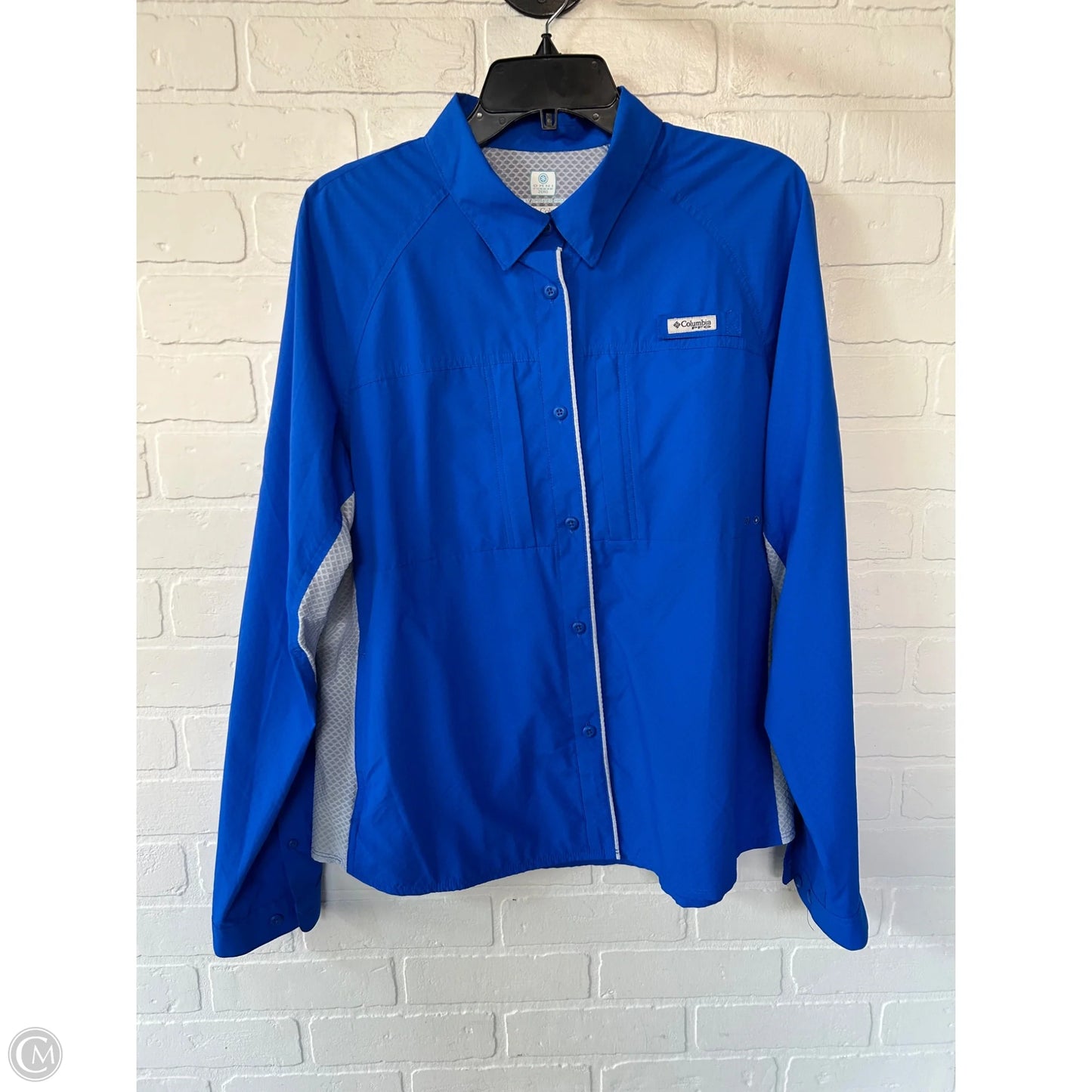 Top Long Sleeve By Columbia In Blue, Size: Xl