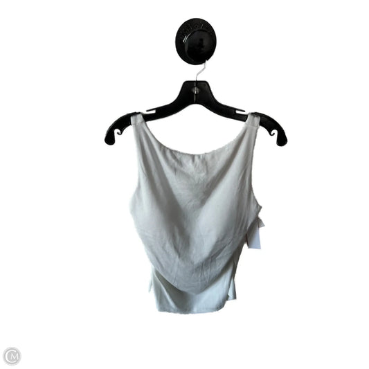 Top Sleeveless By Clothes Mentor In White, Size: L