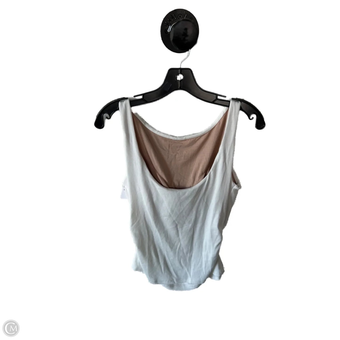 Top Sleeveless By Clothes Mentor In White, Size: L