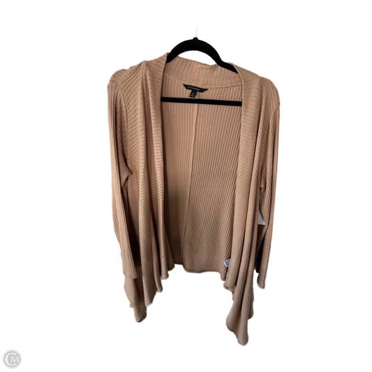 Sweater Cardigan By Banana Republic In Tan, Size: M