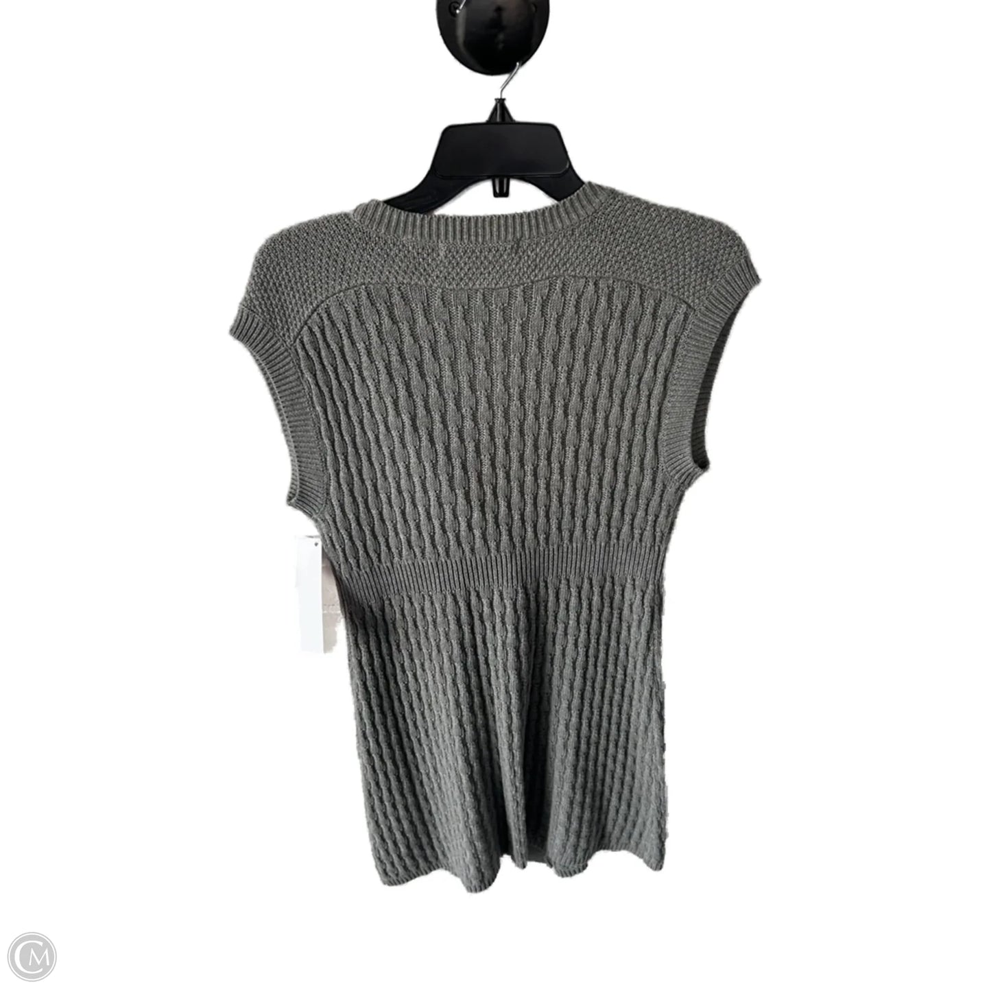 Vest Sweater By Eight Eight Eight In Grey, Size: S