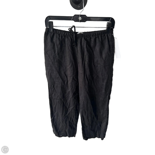 Pants Linen By Zara In Black, Size: 0