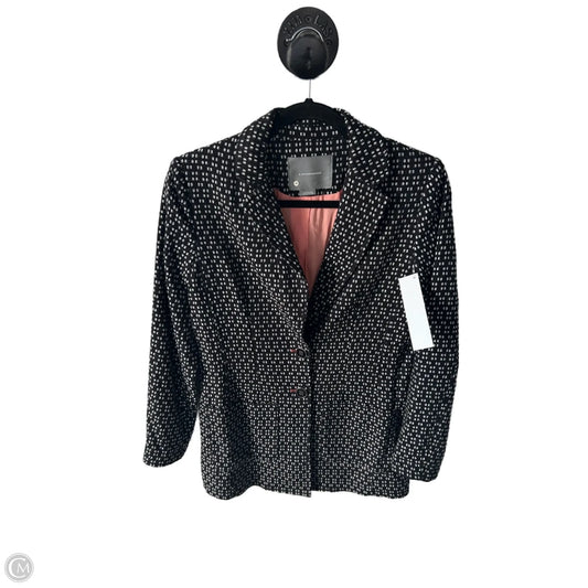Blazer By Anthropologie In Black & White, Size: Xs