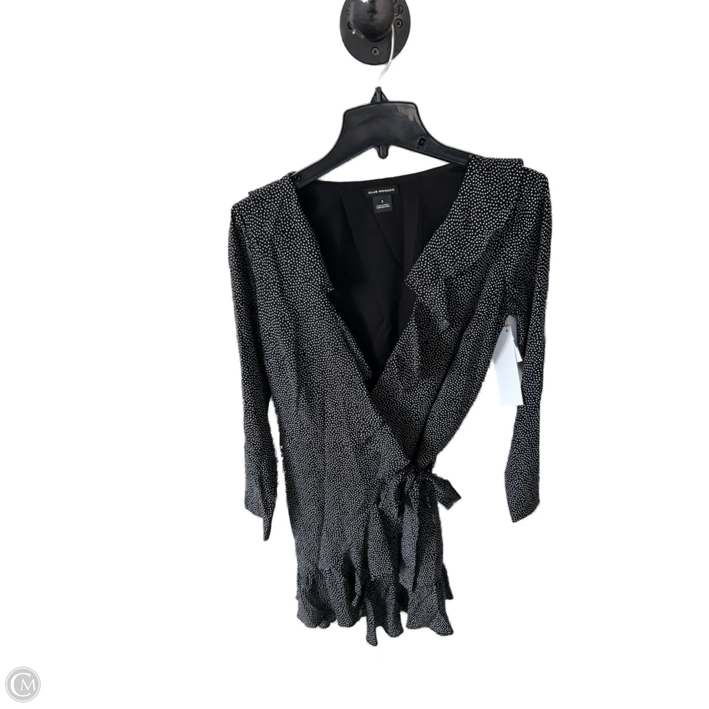 Dress Casual Short By Club Monaco In Black & White, Size: Xs