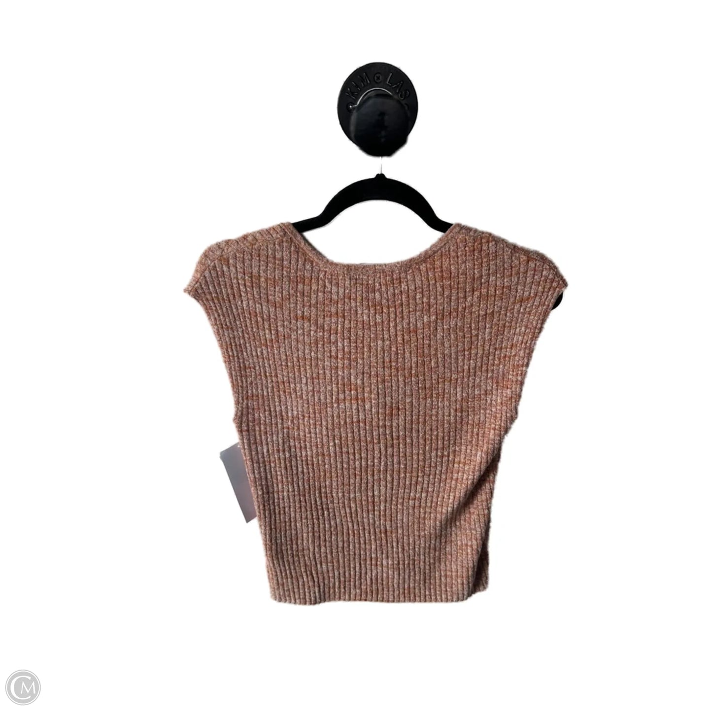 Vest Sweater By Madewell In Orange, Size: S