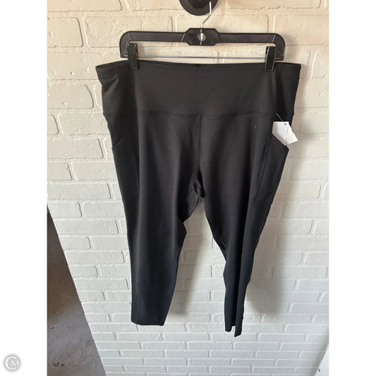 Athletic Leggings By Layer 8 In Black, Size: 18