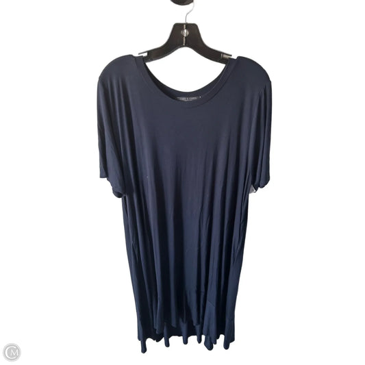 Dress Casual Midi By Chris And Carol In Blue, Size: 2x