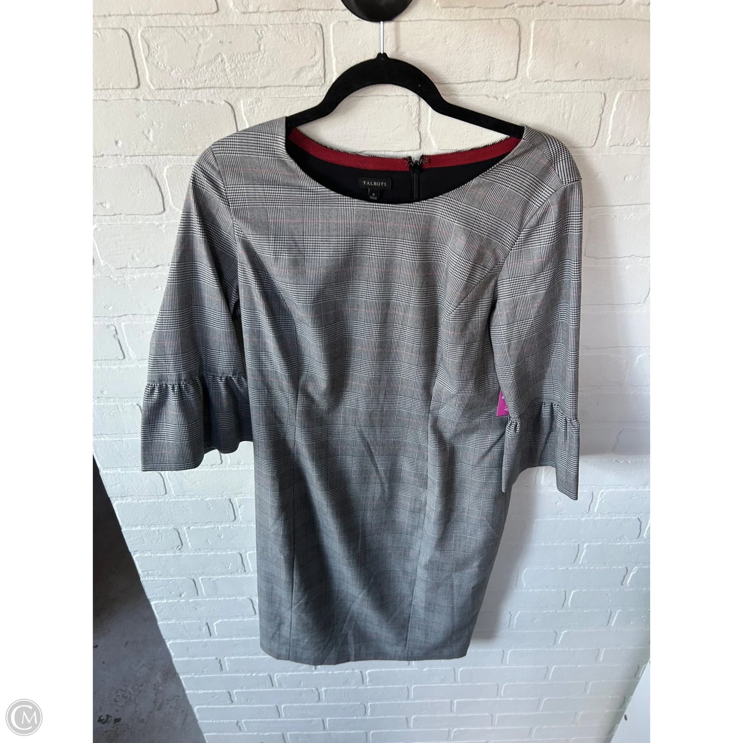 Dress Work By Talbots In Grey, Size: S