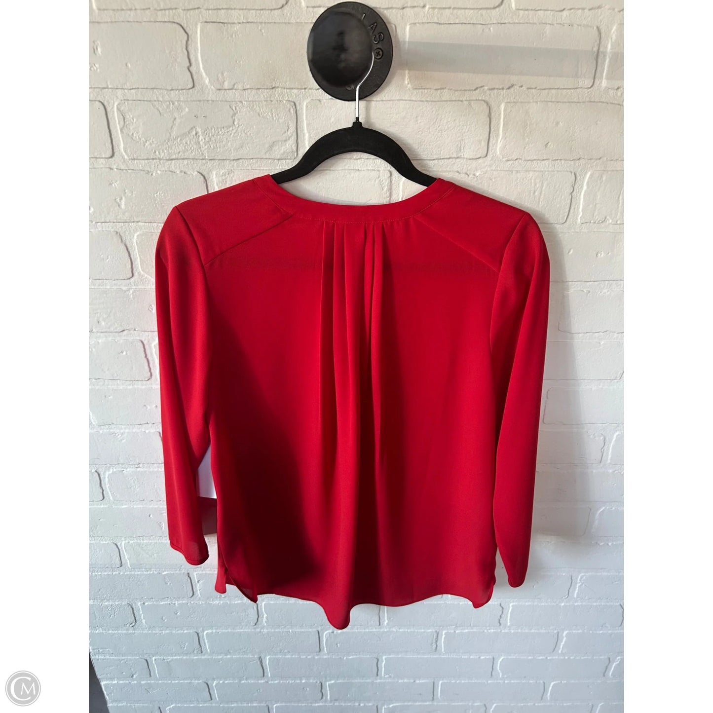 Top 3/4 Sleeve Basic By Not Your Daughters Jeans In Red, Size: Xs