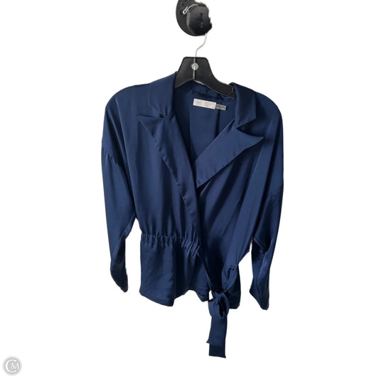 Blouse Long Sleeve By Ramy Brook In Blue, Size: Xs