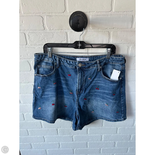 Shorts By Cmc In Blue Denim, Size: 14
