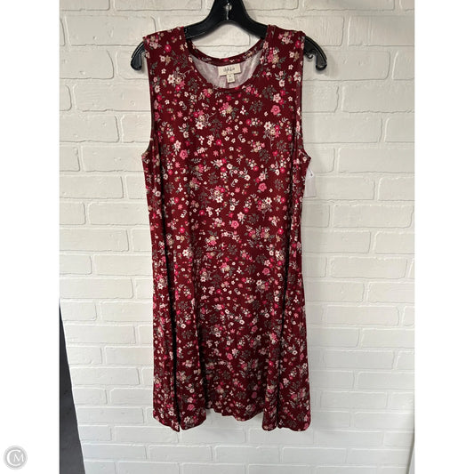 Dress Casual Short By Style And Company In Red, Size: Xl