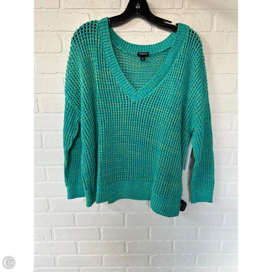 Sweater By Torrid In Blue & Green, Size: L