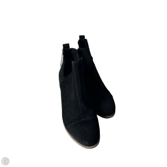 Boots Ankle Heels By Toms In Black, Size: 9