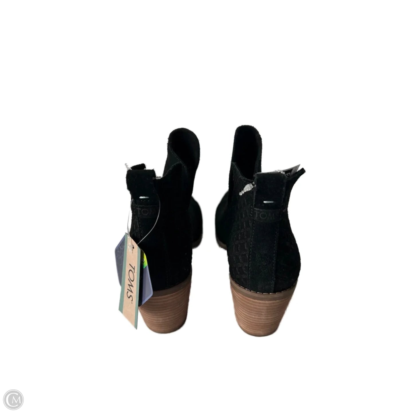 Boots Ankle Heels By Toms In Black, Size: 9
