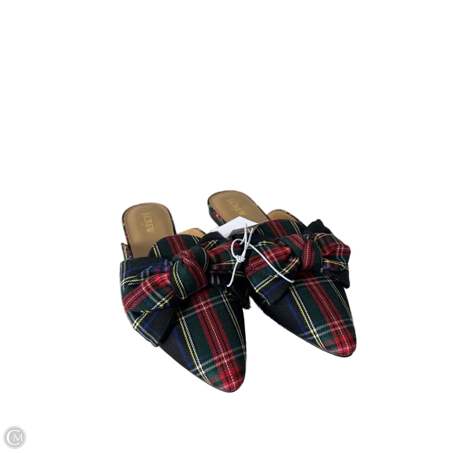 Shoes Flats By J. Crew In Black & Green, Size: 8.5