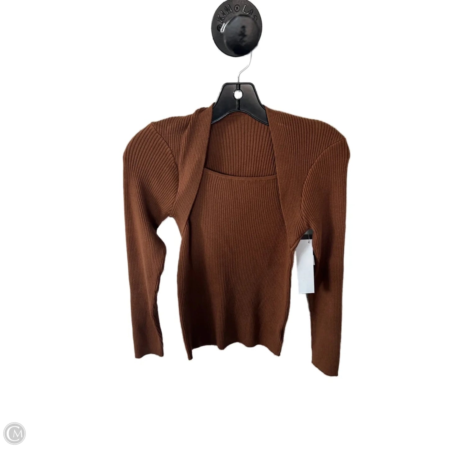 Sweater By Clothes Mentor In Brown, Size: Xl