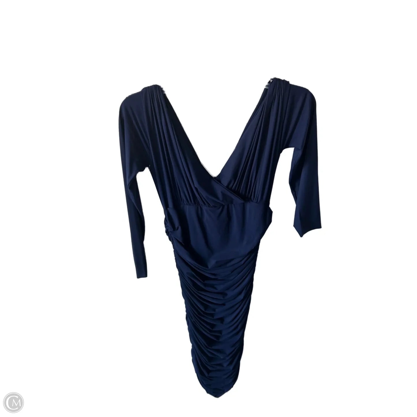 Dress Party Midi By Cma In Blue, Size: M