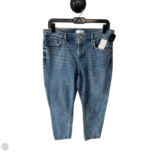 Jeans Boyfriend By Loft In Blue Denim, Size: 10