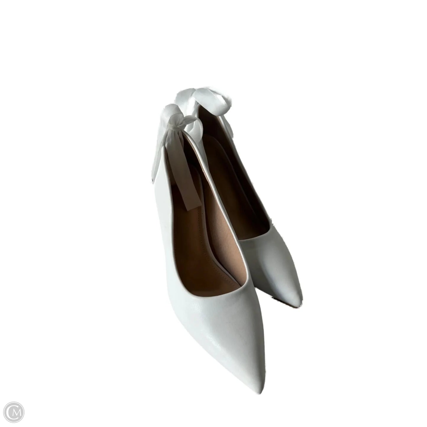 Shoes Heels Block By Clothes Mentor In White, Size: 11.5