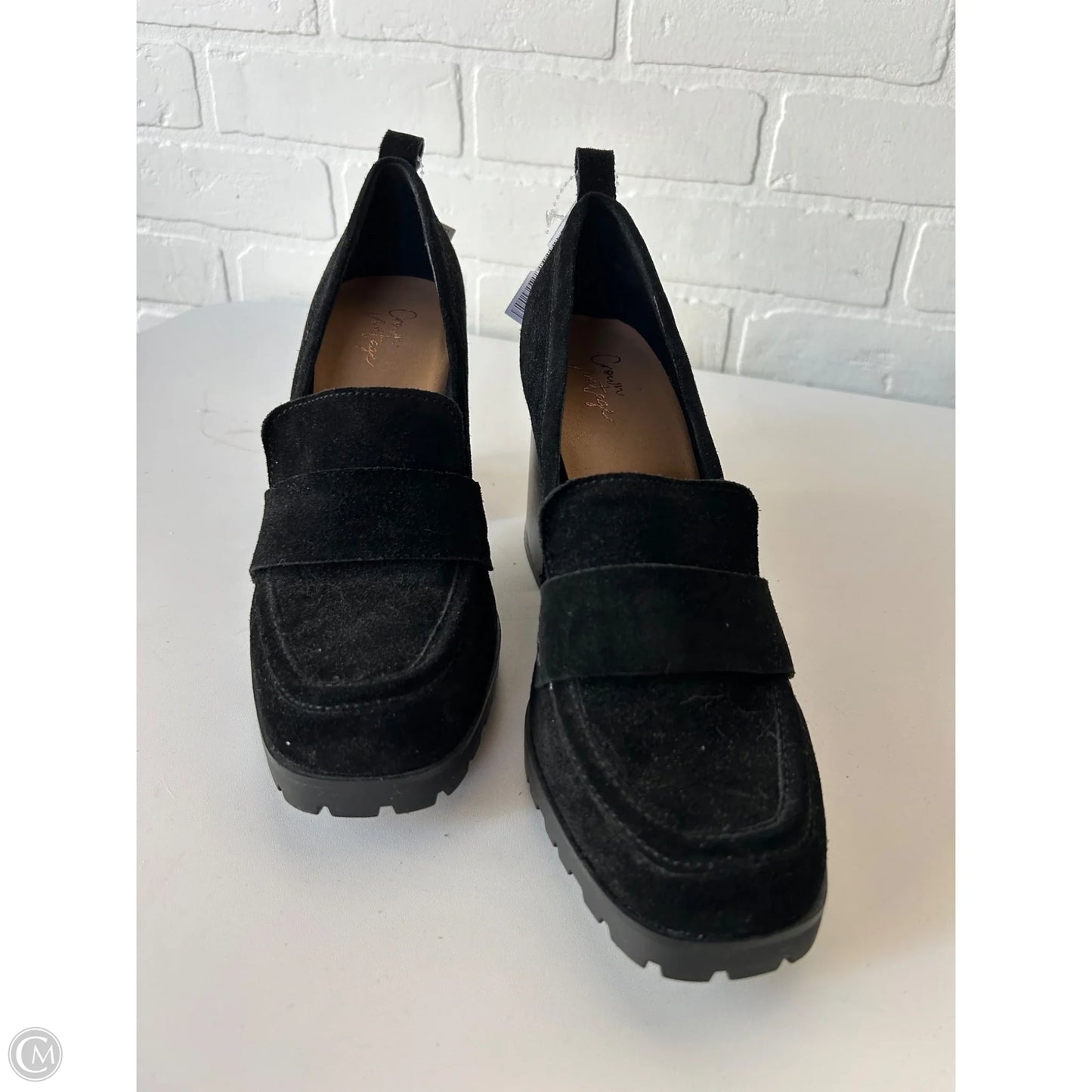 Shoes Heels Block By Crown Vintage In Black, Size: 8.5