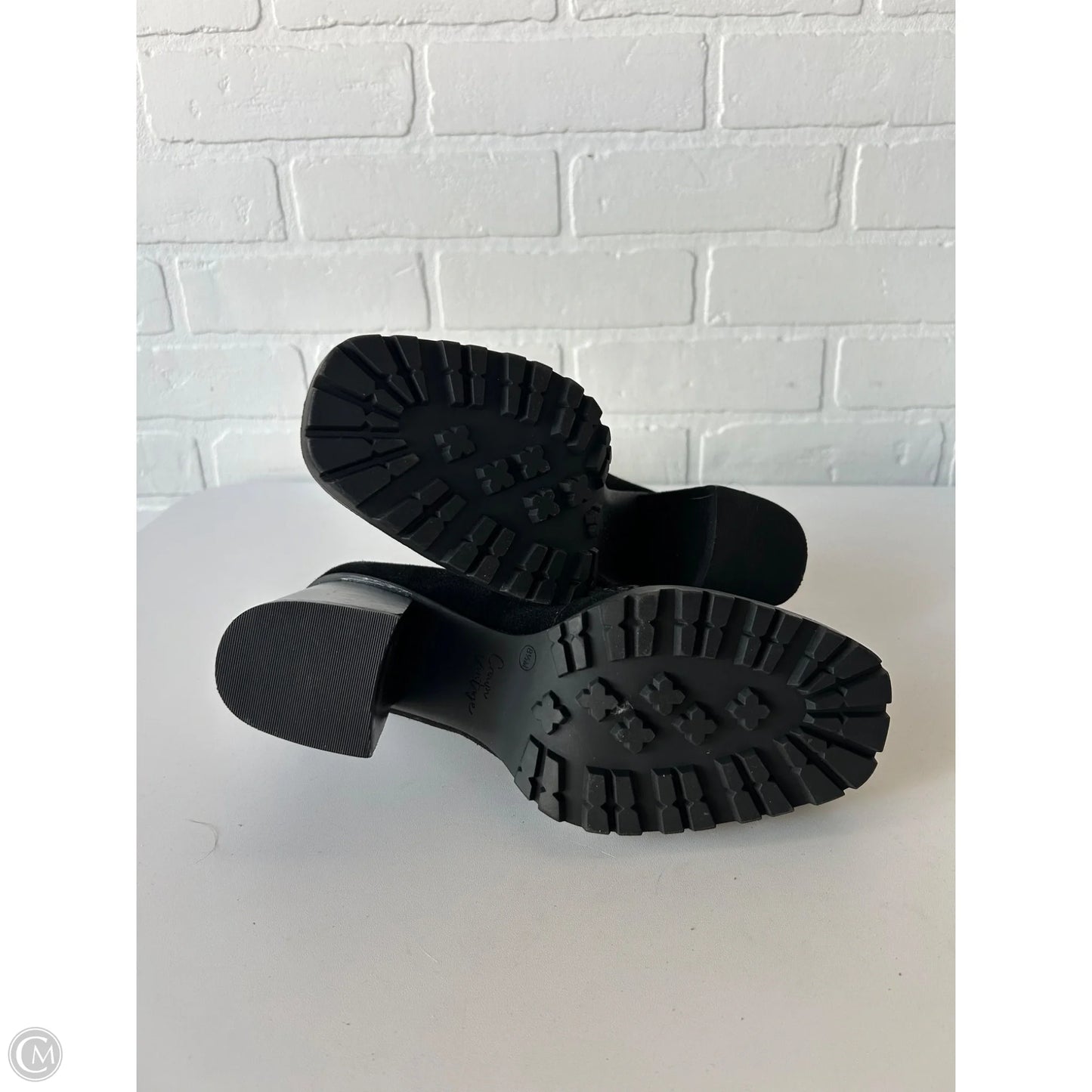 Shoes Heels Block By Crown Vintage In Black, Size: 8.5