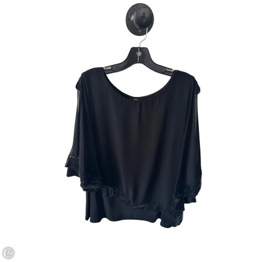 Top Short Sleeve By Msk In Black, Size: Xl