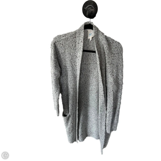 Sweater Cardigan By Clothes Mentor In Grey, Size: Xs
