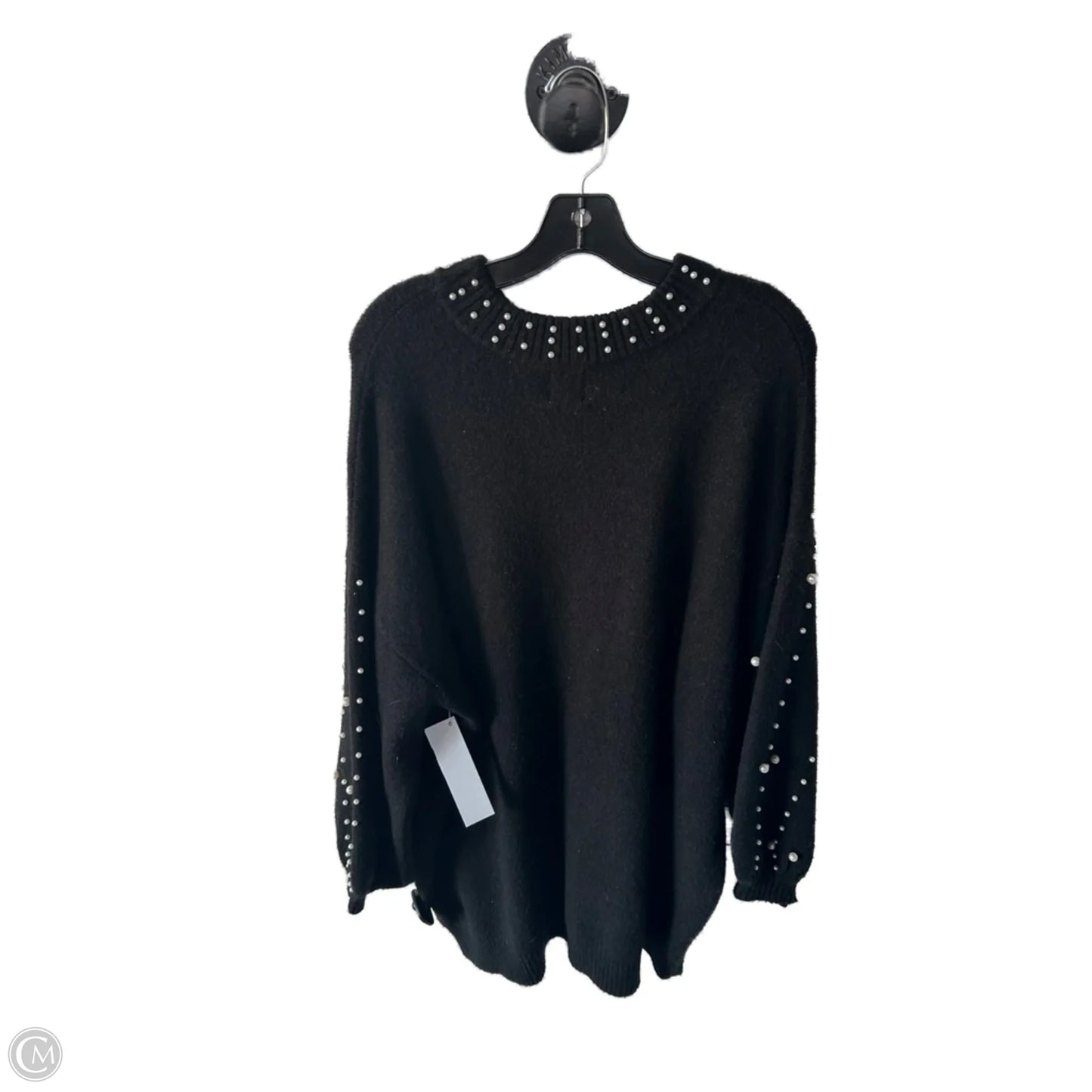 Sweater By Blue Rain In Black & White, Size: L