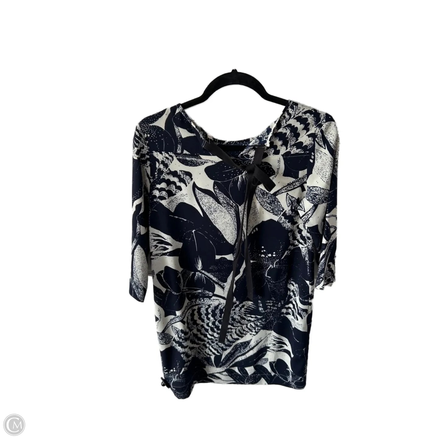 Dress Work By Essentiel Antwerp In Blue & Tan, Size: M