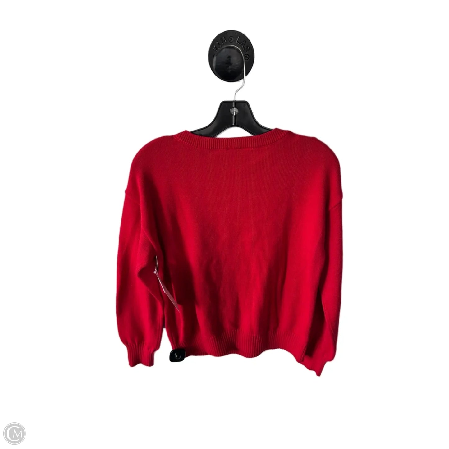 Sweater By Loft In Red & White, Size: S