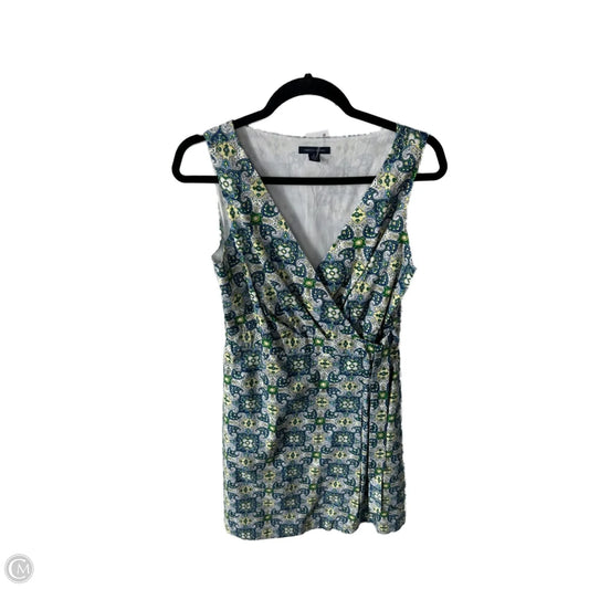 Dress Casual Short By Tommy Hilfiger In Blue & Yellow, Size: M