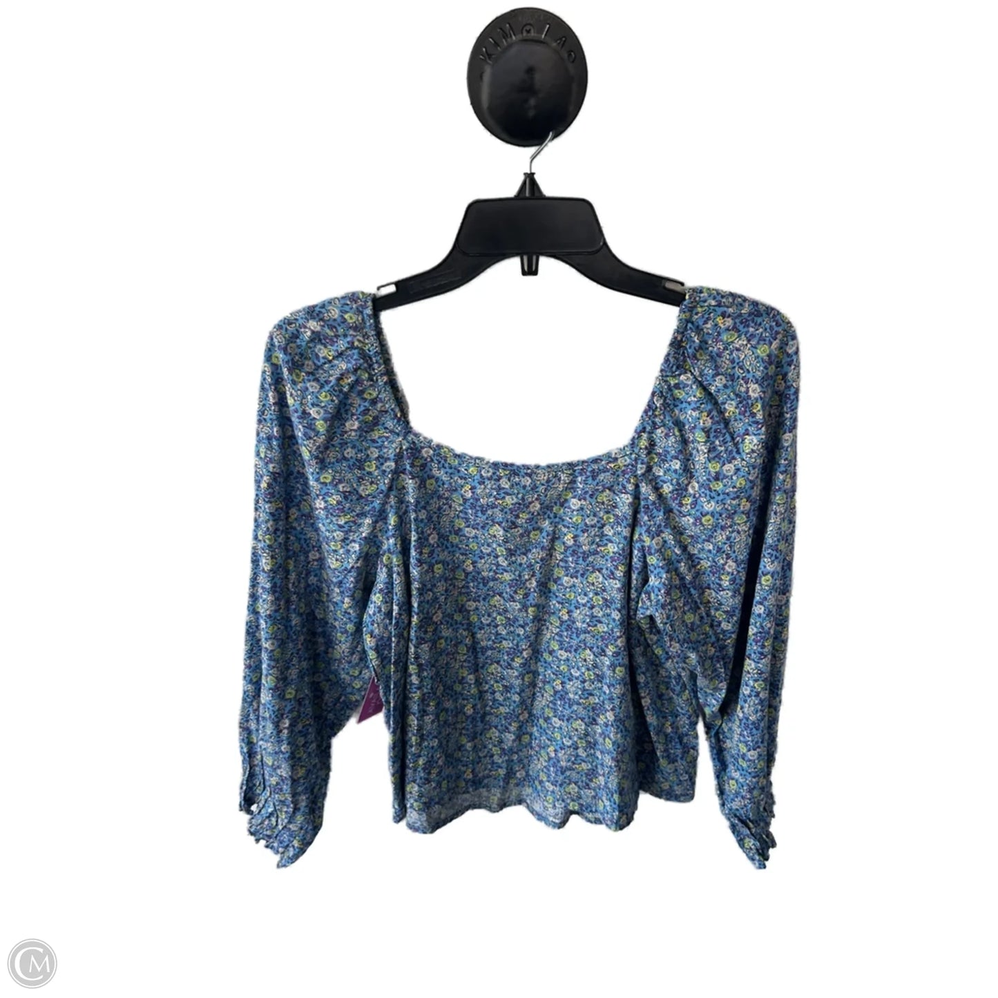 Top Long Sleeve By Universal Thread In Blue & Purple, Size: S