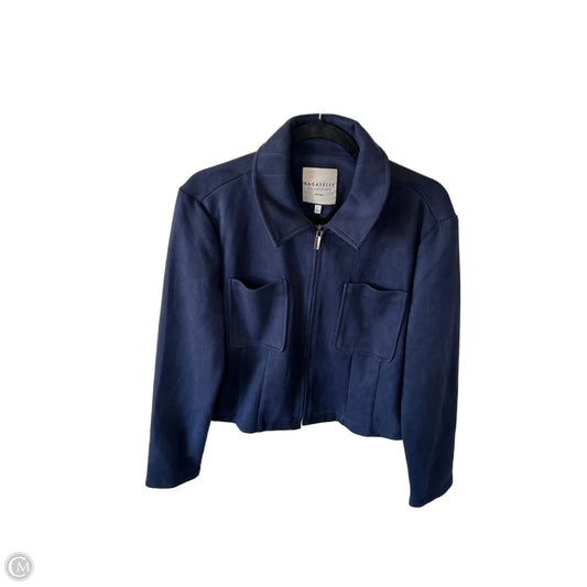 Jacket Moto By Cmc In Blue, Size: L